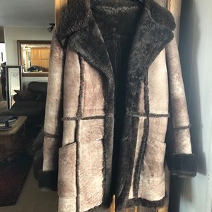 Vintage Marlboro shearling Coat